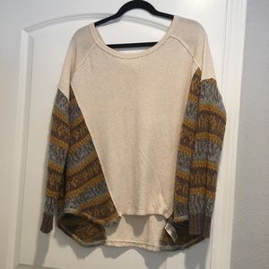Free People Tan Warm Sweater